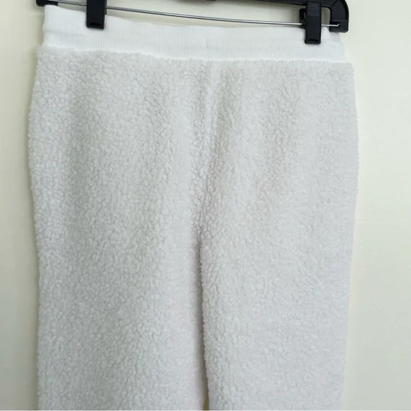 Haven Well Within White Sherpa Joggers XS Extra Small - Picture 8 of 10
